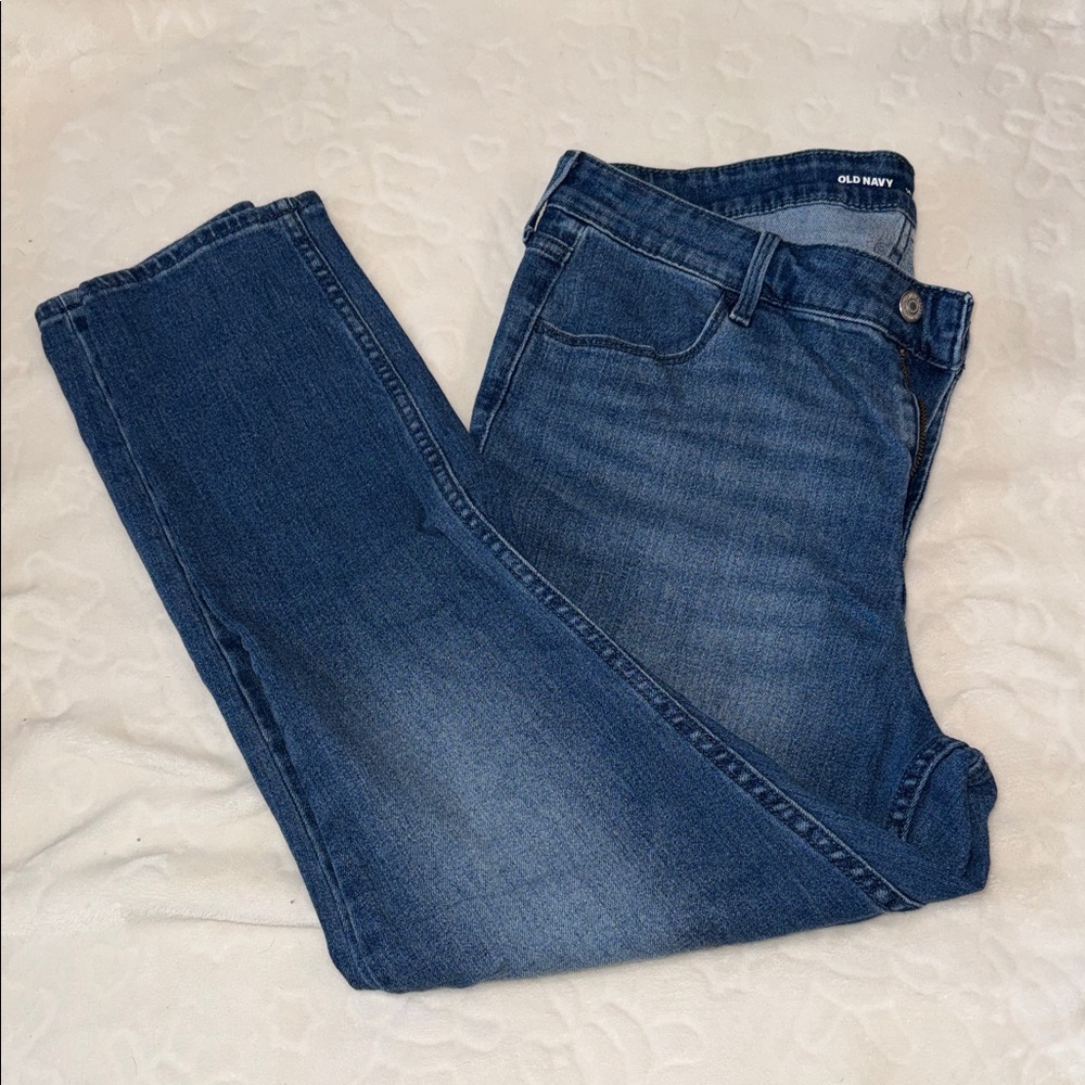 Old Navy Women's High Rise “WOW SUPER-SKINNY” - Denim Blue